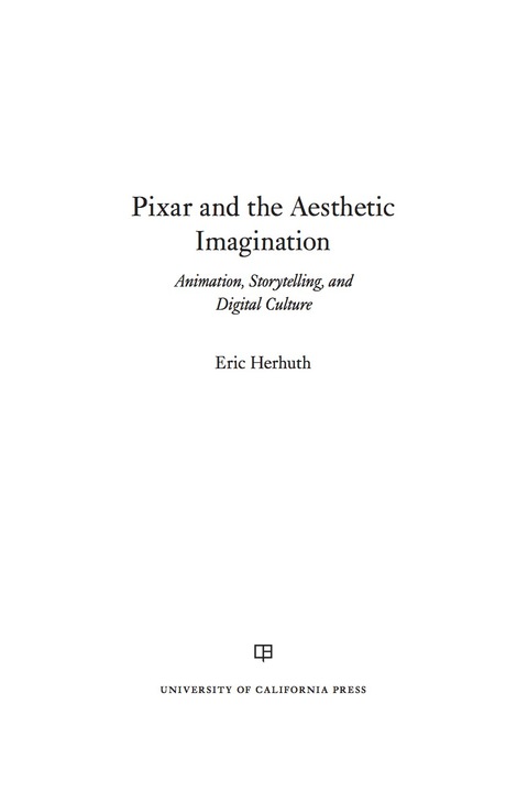 Cover image for book Pixar and the Aesthetic Imagination