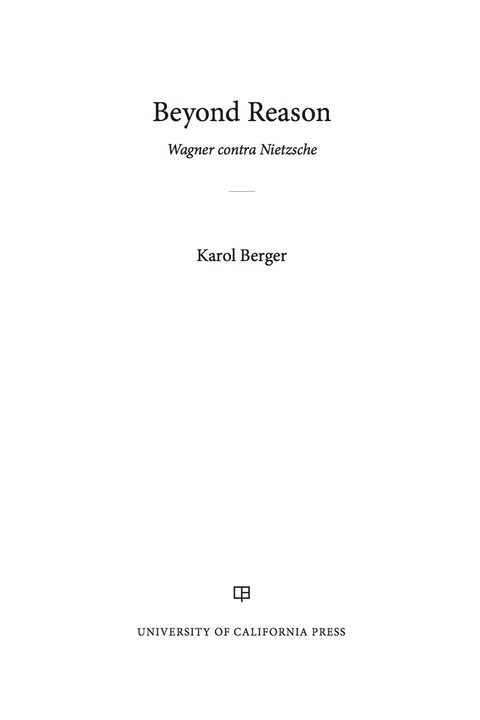 Cover image for book Beyond Reason