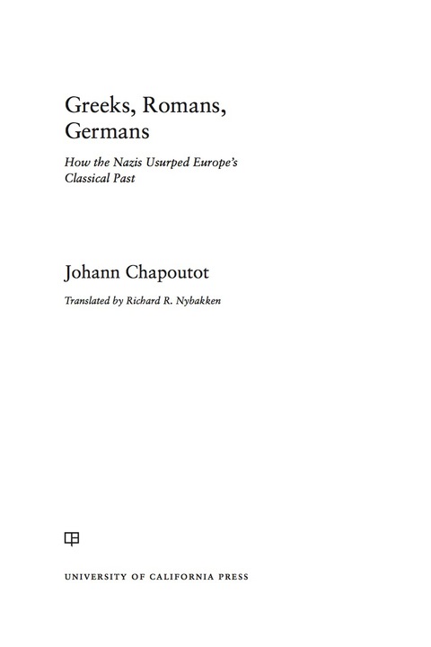 Cover image for book Greeks, Romans, Germans