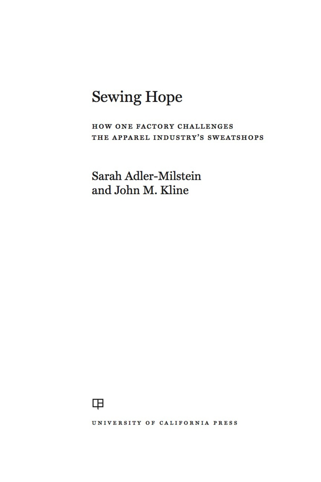 Page Fidelity Sewing Hope; $29.91