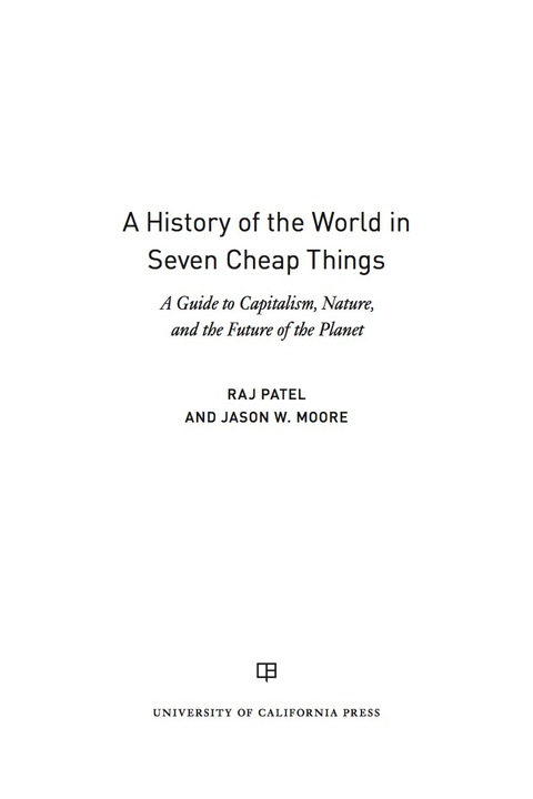 Cover image for book A History of the World in Seven Cheap Things