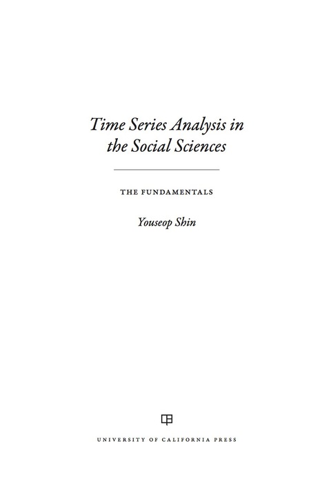 Cover image for book Time Series Analysis in the Social Sciences