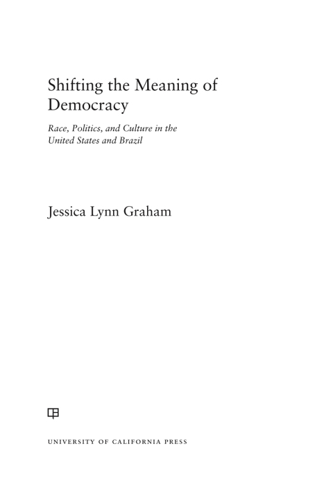 Cover image for book Shifting the Meaning of Democracy