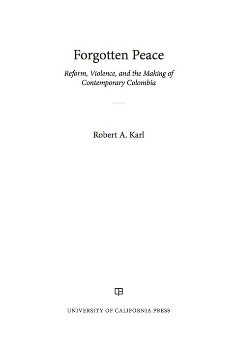 Cover image for book Forgotten Peace