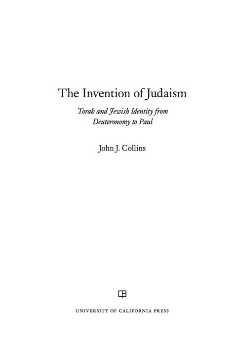 Cover image for book The Invention of Judaism