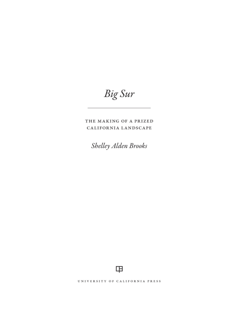 Cover image for book Big Sur