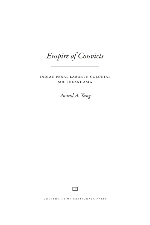 Cover image for book Empire of Convicts