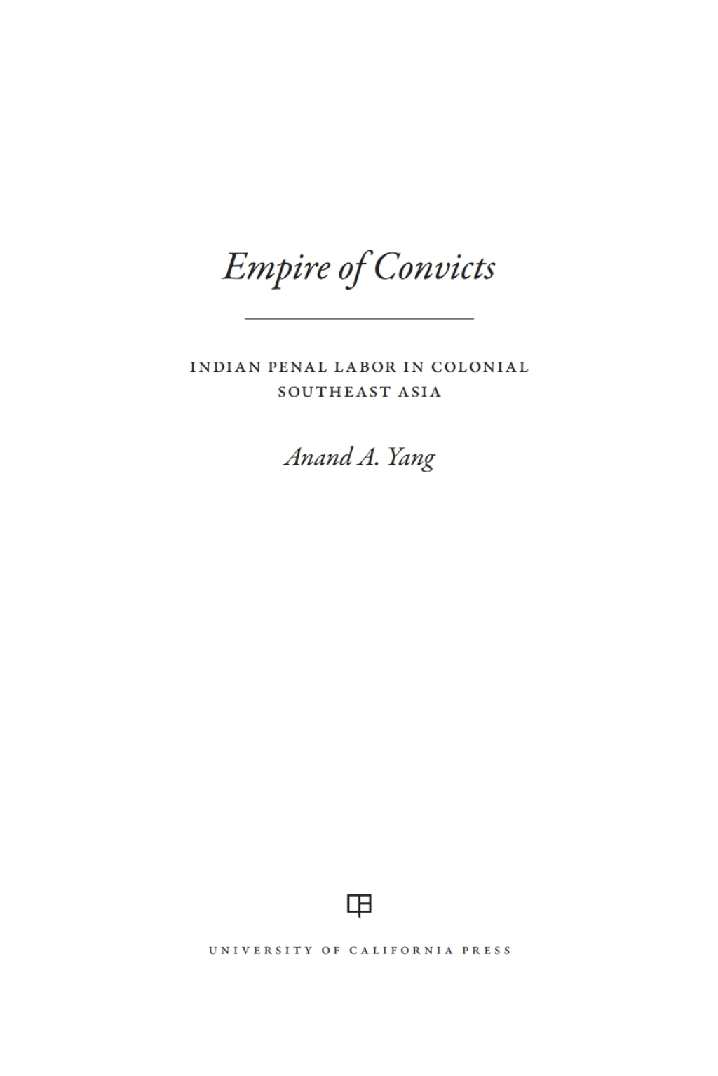 Page Fidelity Empire of Convicts; $38.79