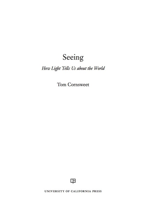 Cover image for book Seeing