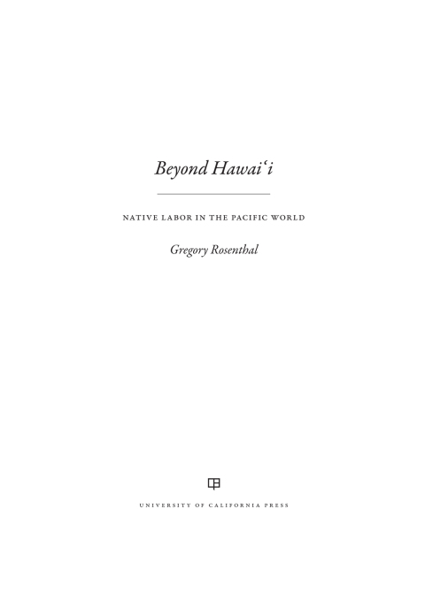 Cover image for book Beyond Hawai'i