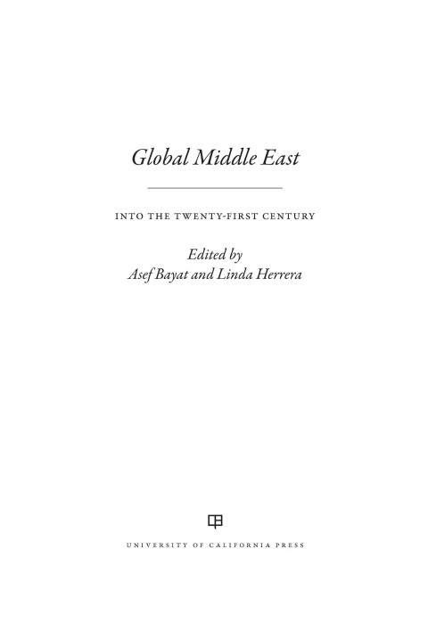 Cover image for book Global Middle East