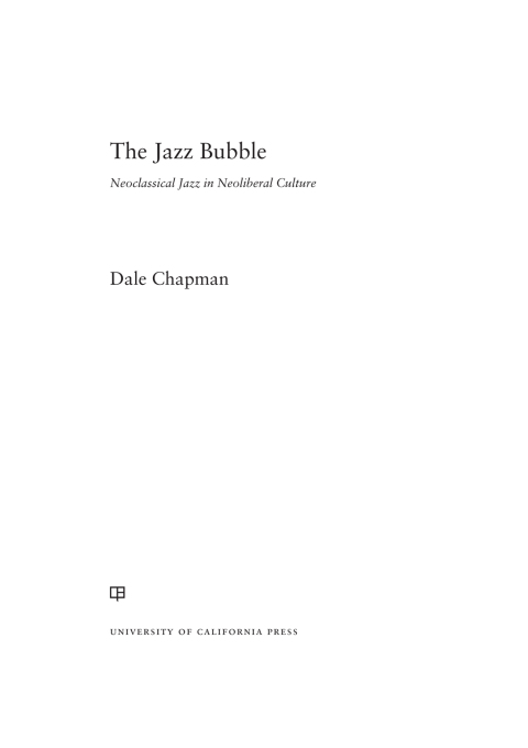 Cover image for book The Jazz Bubble