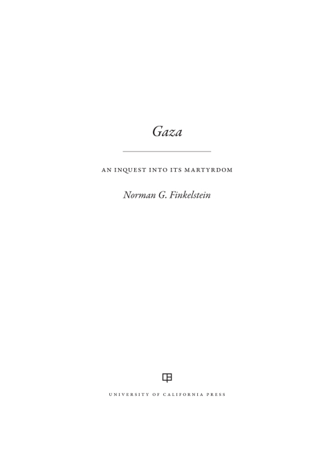 Cover image for book Gaza