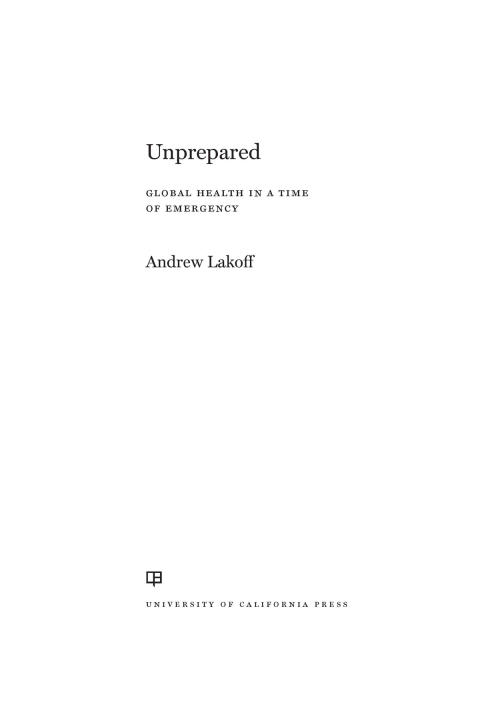 Cover image for book Unprepared