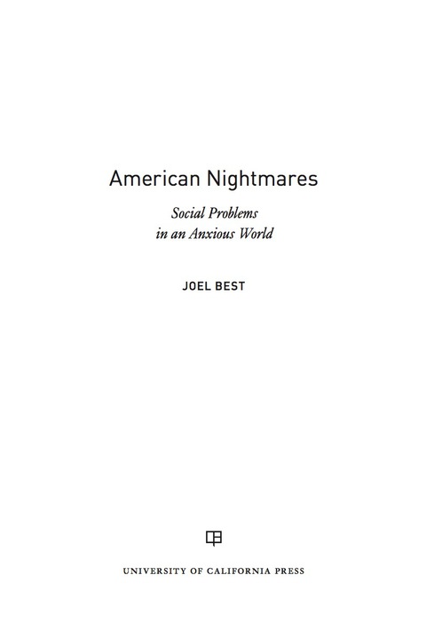 Cover image for book American Nightmares