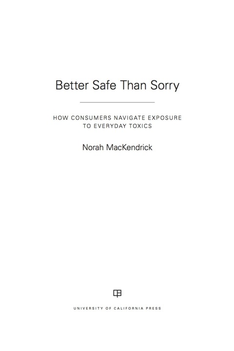 Cover image for book Better Safe Than Sorry