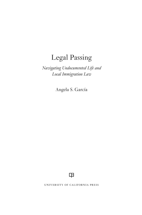 Cover image for book Legal Passing