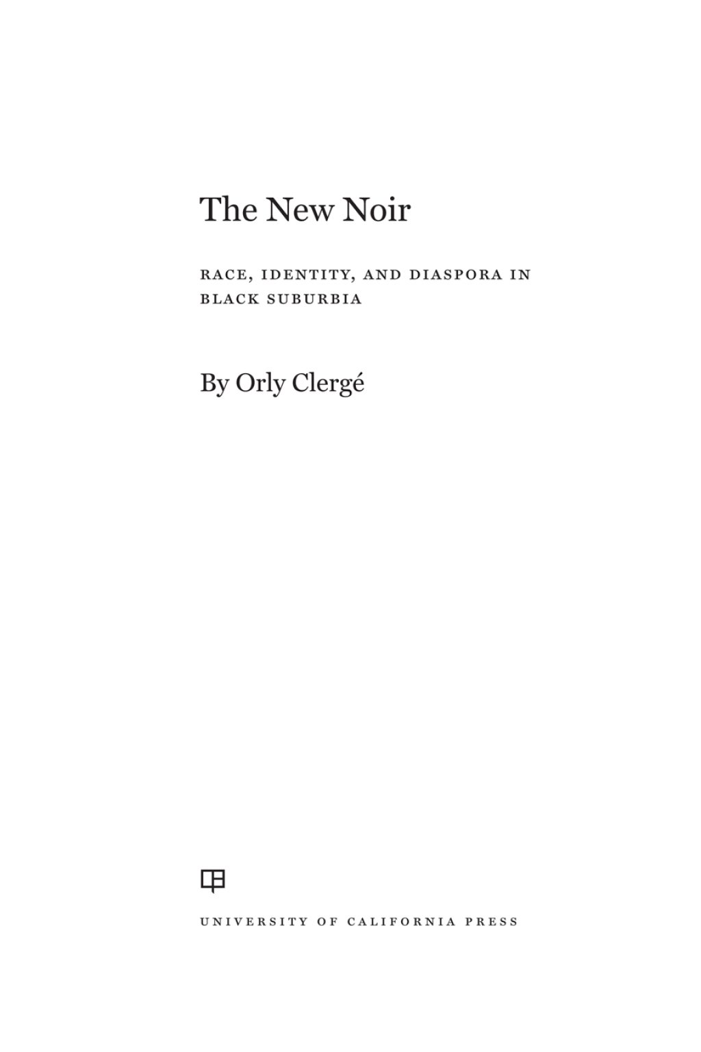 Reflowable The New Noir; $33.24