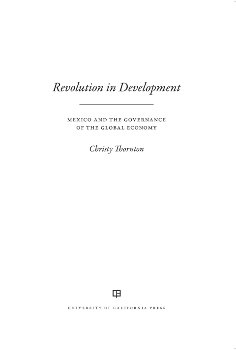 Cover image for book Revolution in Development