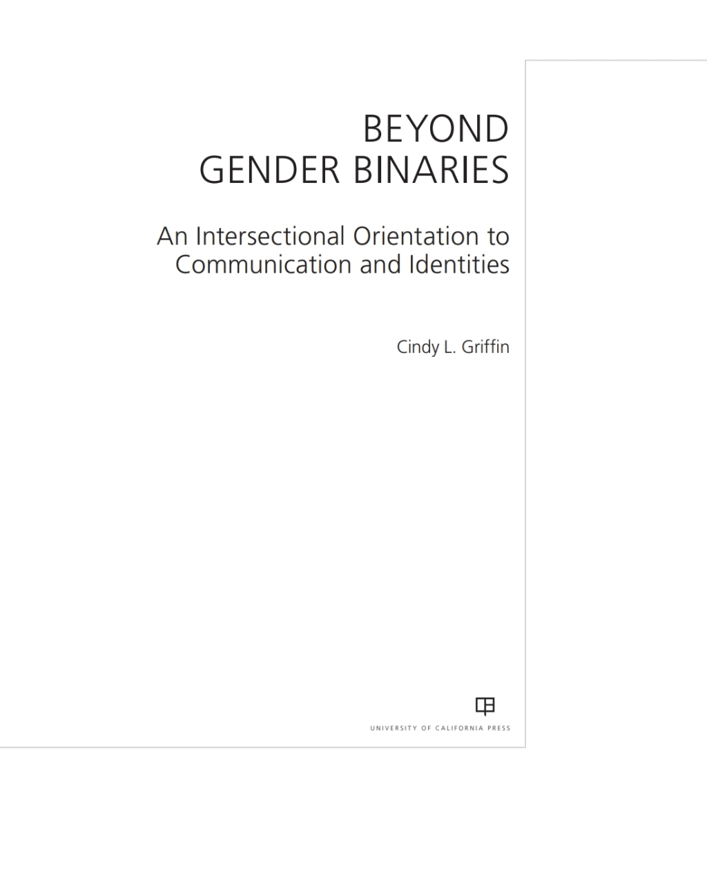 Page Fidelity Beyond Gender Binaries; $72.15