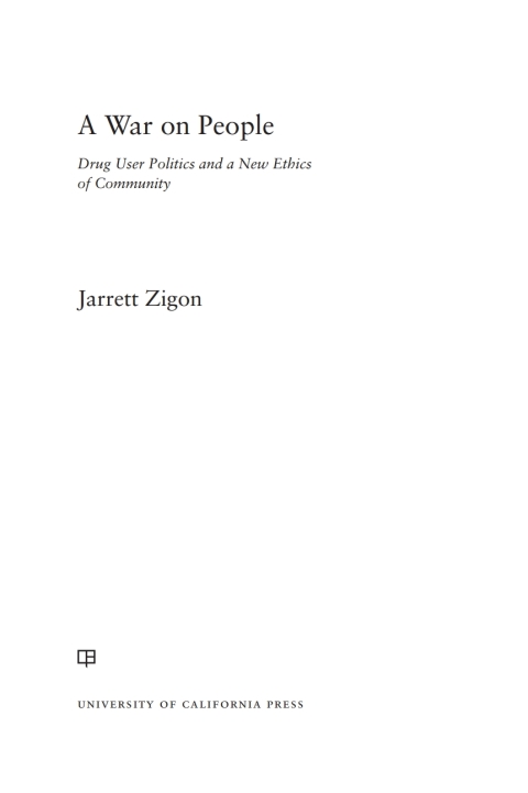 Cover image for book A War on People