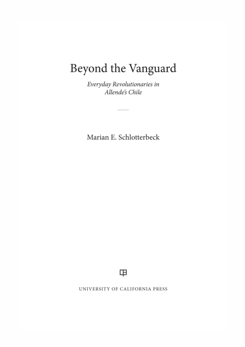 Cover image for book Beyond the Vanguard