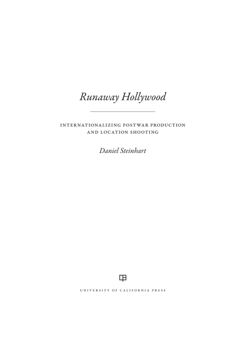 Cover image for book Runaway Hollywood