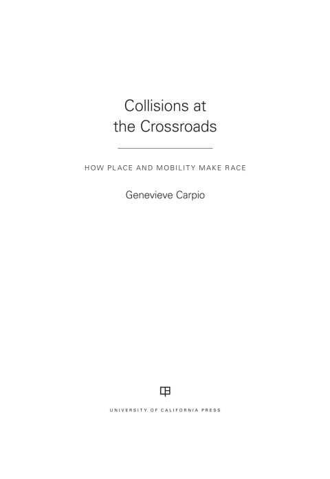Cover image for book Collisions at the Crossroads