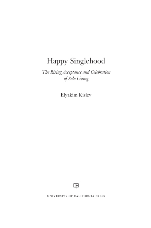Cover image for book Happy Singlehood