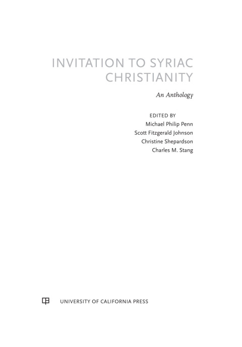 Cover image for book Invitation to Syriac Christianity