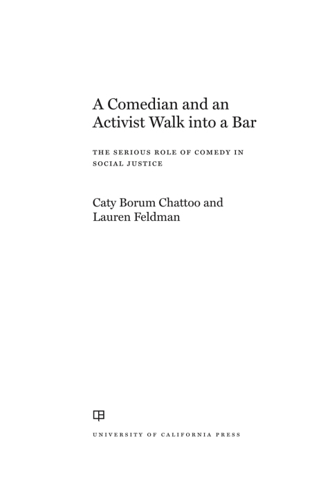 Cover image for book A Comedian and an Activist Walk into a Bar