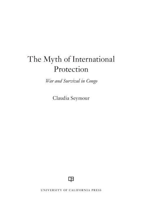 Cover image for book The Myth of International Protection