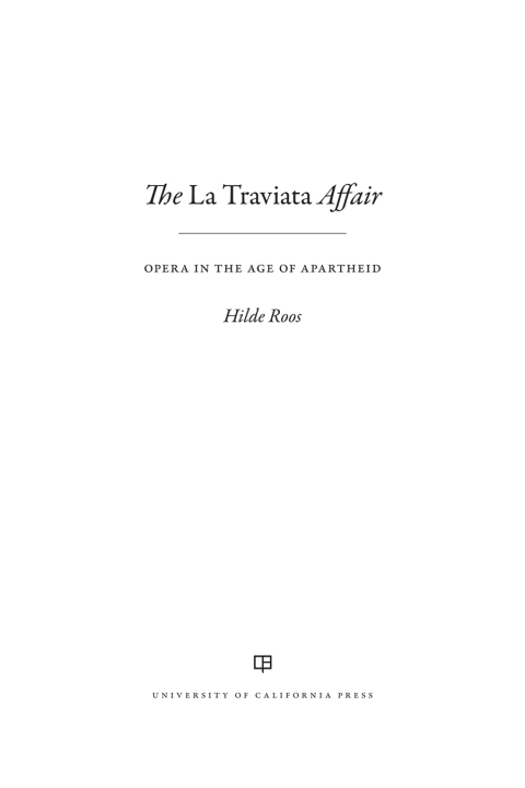 Cover image for book The La Traviata Affair