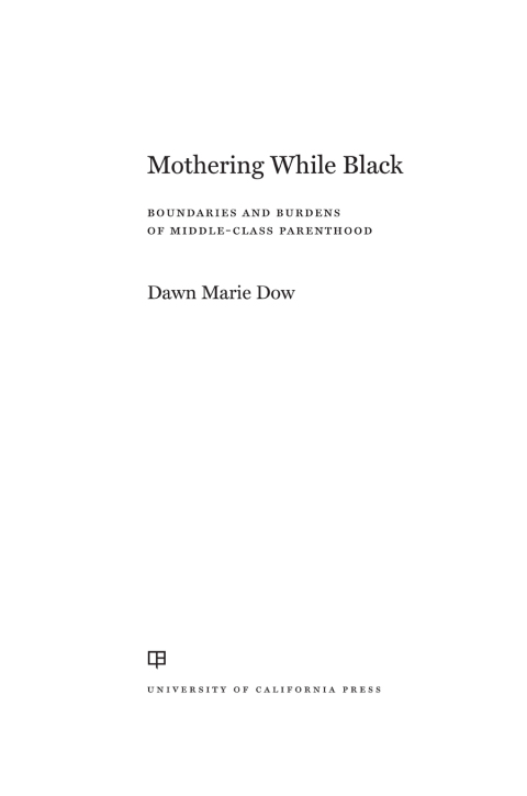 Cover image for book Mothering While Black