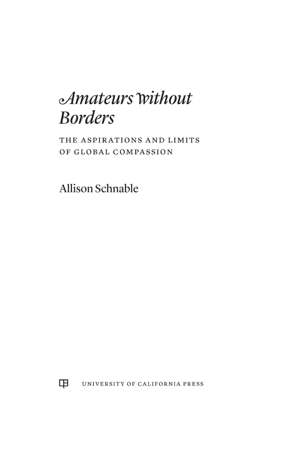 Reflowable Amateurs without Borders; $33.24