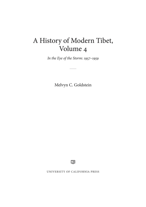 Cover image for book A History of Modern Tibet, Volume 4