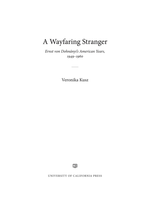 Cover image for book A Wayfaring Stranger