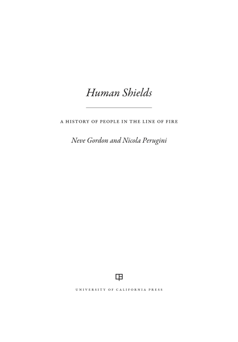 Cover image for book Human Shields