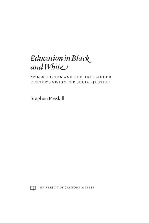 Cover image for book Education in Black and White