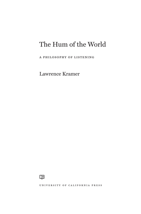 Cover image for book The Hum of the World