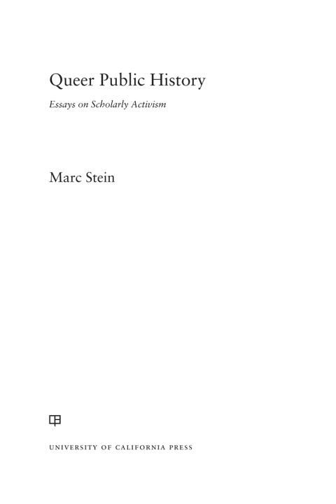 Cover image for book Queer Public History