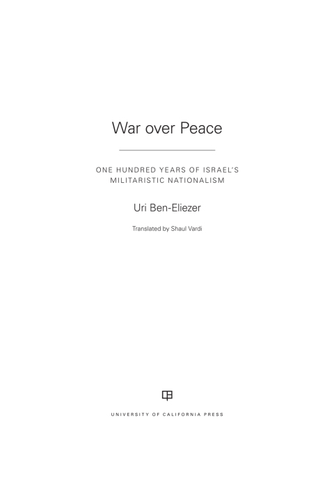 Cover image for book War over Peace