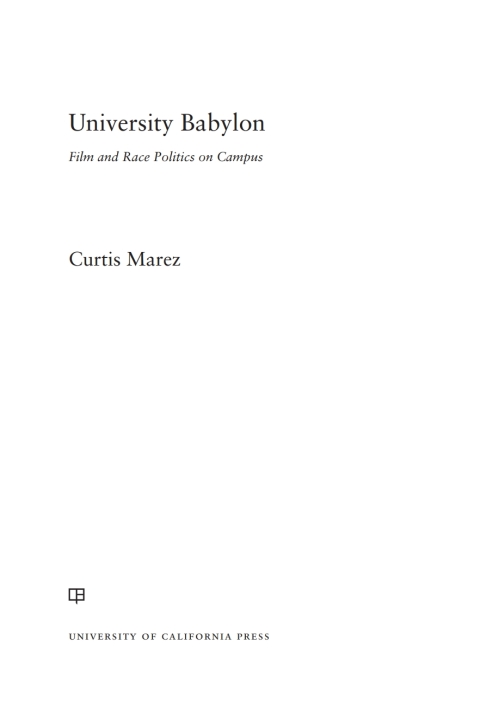 Cover image for book University Babylon