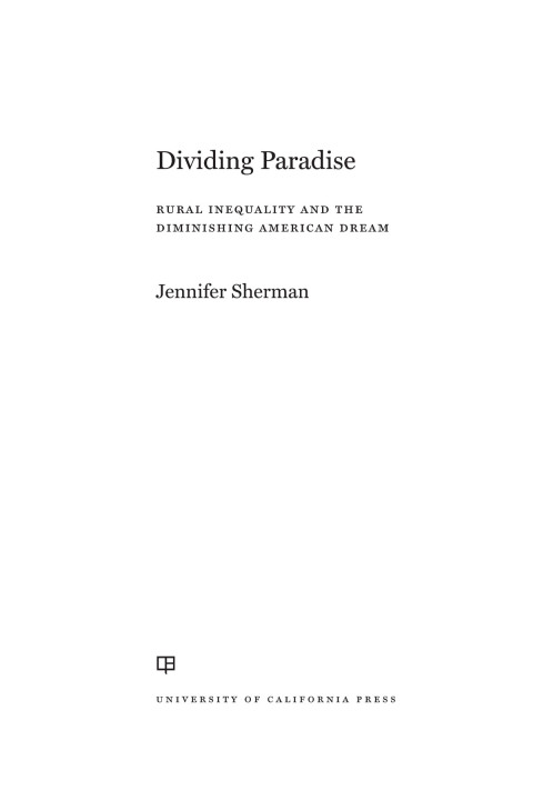 Cover image for book Dividing Paradise