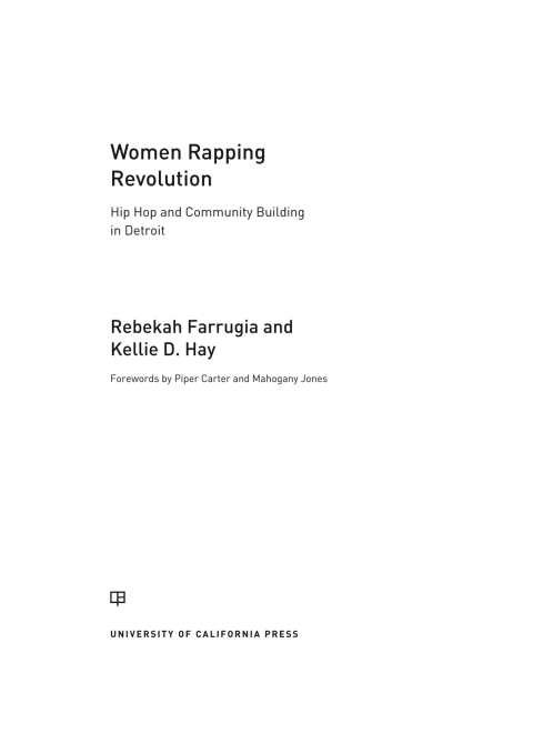 Cover image for book Women Rapping Revolution