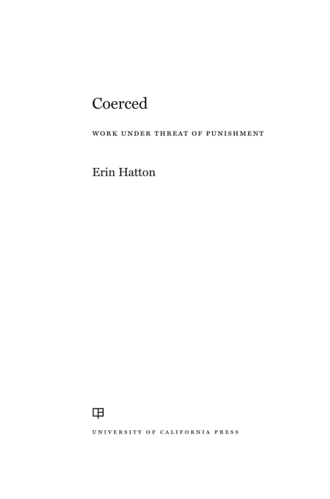 Cover image for book Coerced