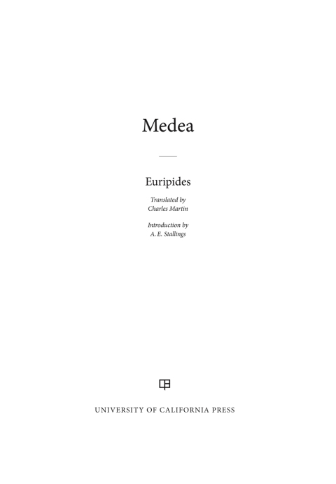 Cover image for book Medea