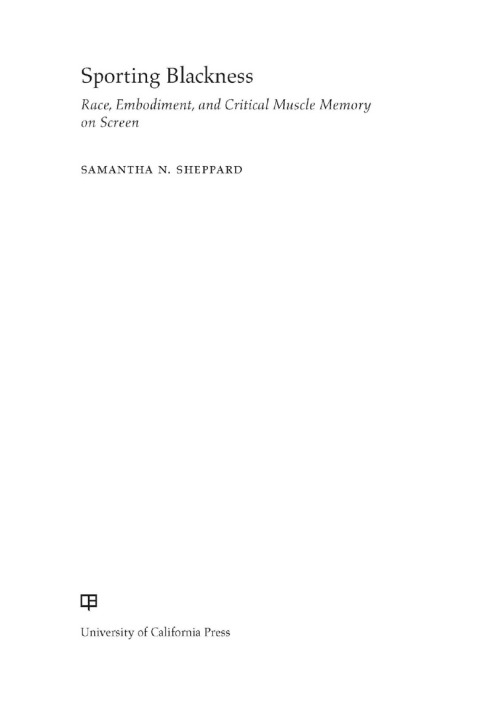 Cover image for book Sporting Blackness