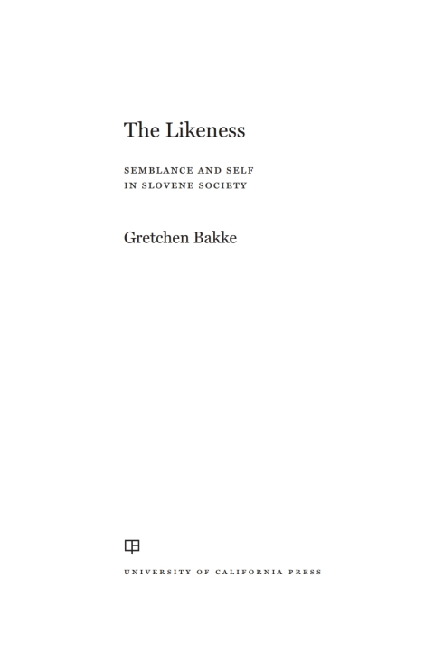 Cover image for book The Likeness