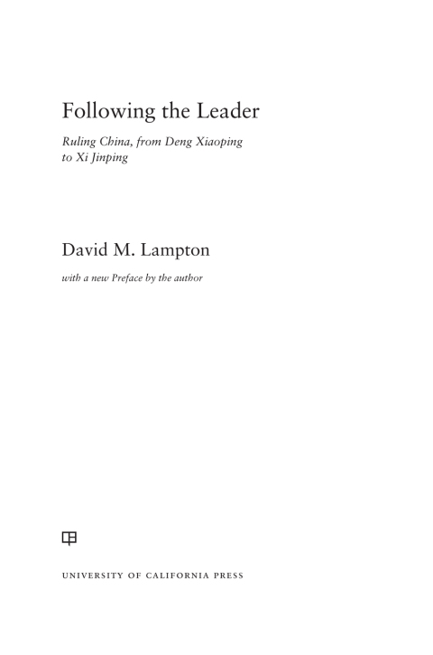 Cover image for book Following the Leader